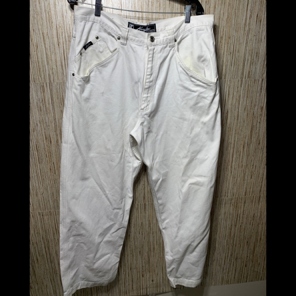 Kani white vintage jeans white 38x34  sku 24